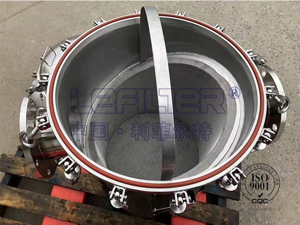 DN100法兰式不锈钢蓝式过滤器